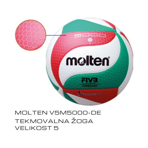 Molten Volleyball Wettspielball V5M4500-DE, Größe Produktbild-Vorschau 8